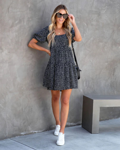 Angelonia Floral Babydoll Dress | VICI