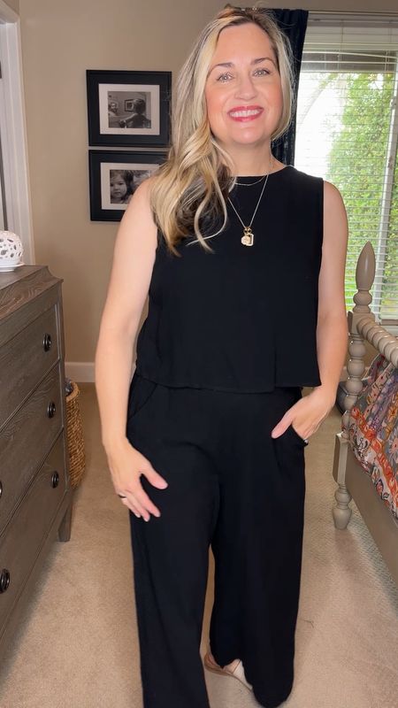 Nothing like a two piece set for looking good & an easy way to get ready! It’s classic& chic in black, but comes in lots of colors!  Wearing S fits tts
.
.
Summer, summertime, bathing suit, Amazon Fashion, target style, petite, petite fashion, mix of high-end & low, ootdfashion, style blogger, affordable, style inspo, street  wear, dress, heels, sandals, comfy, casual, over 40 style, over 50, Amazon finds, coastal inspiration, beachy, elevated casual, casual luxe, neutrals, essentials, capsule items, white dress, black sandals, neutral heels, classic, preppy, trendy, what I wore, style tip, midi, maxi, mini, minimalist, summer dress & sneakers, vacation outfits, women over 50 style,





#LTKOver40 #LTKSeasonal #LTKShoeCrush #LTKbeauty #LTKunder50 #LTKVideo #LTKunder100 #LTKtravel #LTKstyletip