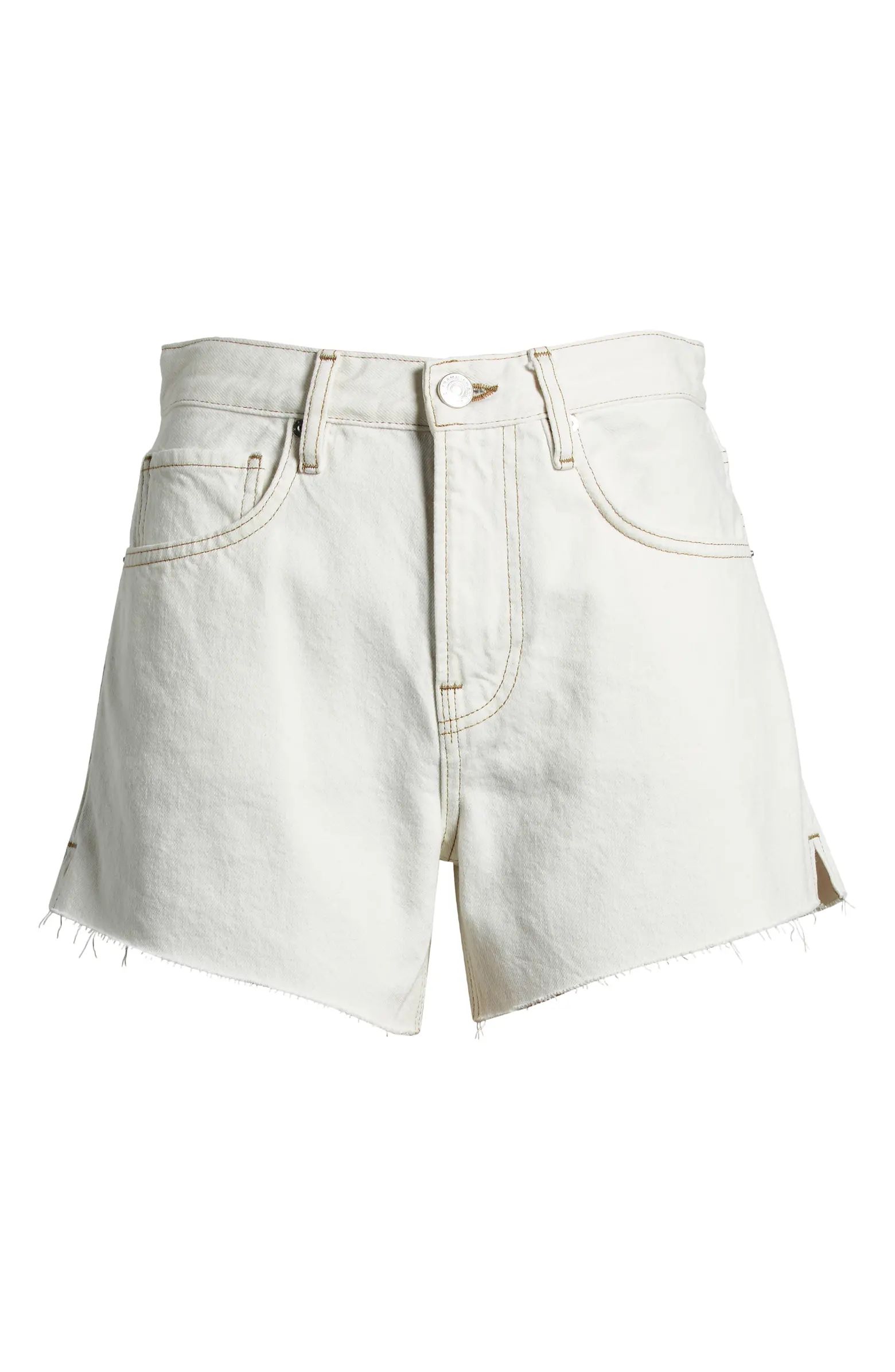 FRAME Le Super High Raw Hem Cutoff Denim Shorts | Nordstrom | Nordstrom