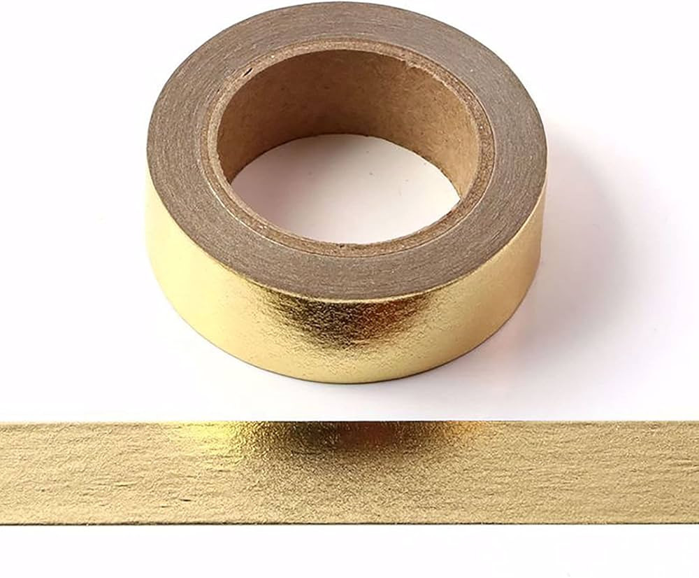 Solid Foil Washi Tape, Decorative Self Adhesive Masking washi Tape,Graphic Art Tape,Washi DIY Gra... | Amazon (US)