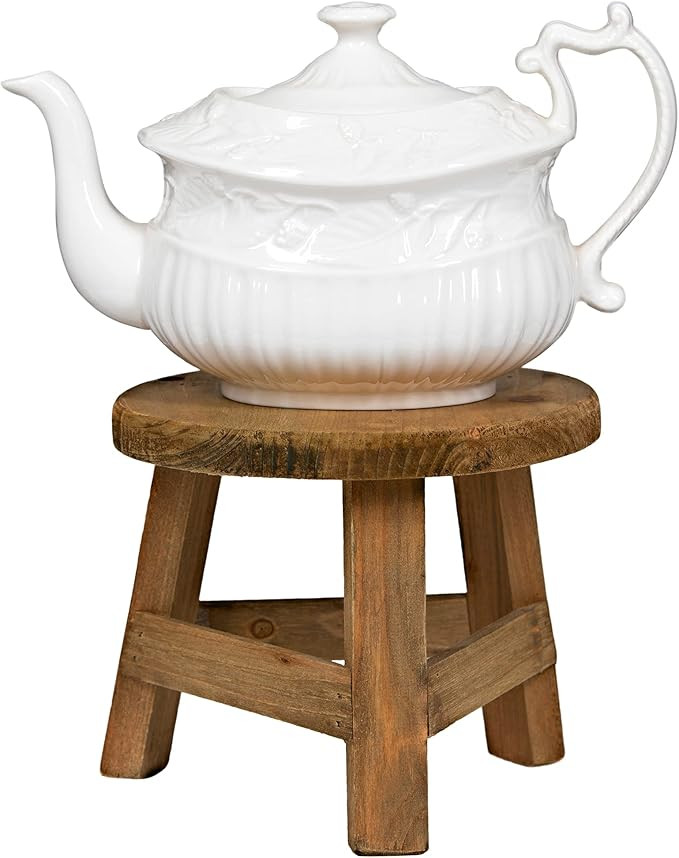 Rustix Mini Wooden Stool Rustic Decorative Tiny Stool Ideal Accent Stool for Small trinkets, Plan... | Amazon (US)