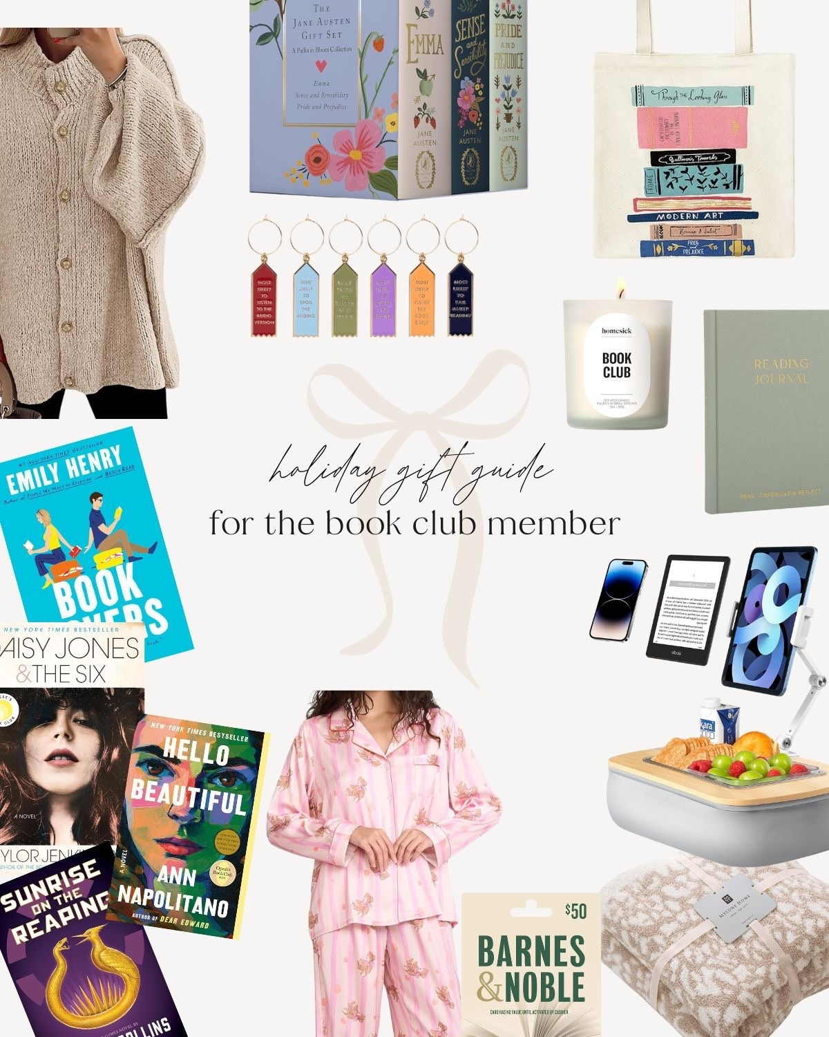Gift ideas god the avid reader or book club member 

#LTKGiftGuide #LTKFindsUnder50 #LTKHoliday