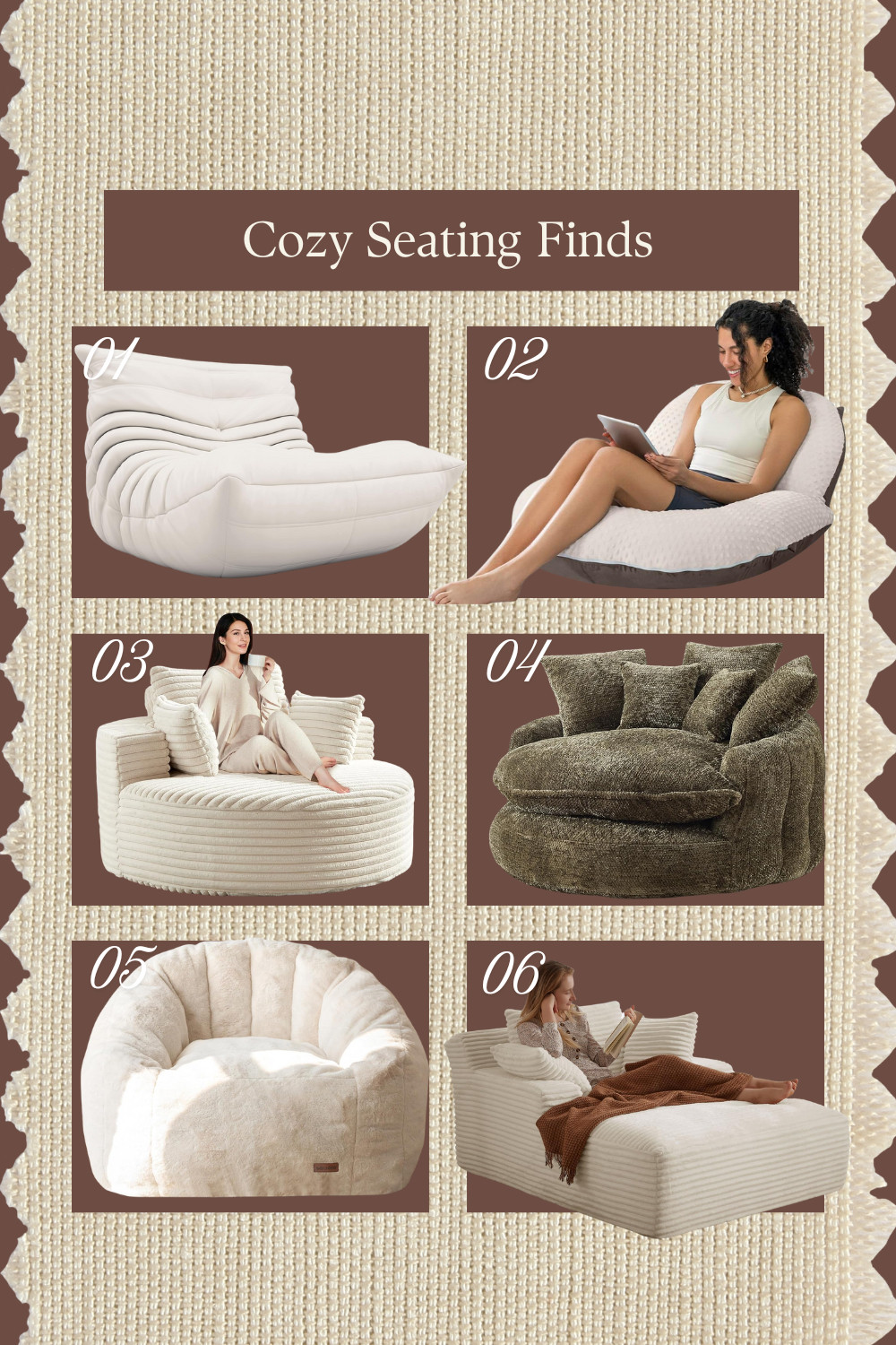 some cute seating options for a cozy space 🛋️🕯️🤎 

 #LTKHome