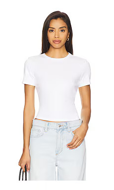 Joe's Jeans Baby Tee in Optic White from Revolve.com | Revolve Clothing (Global)