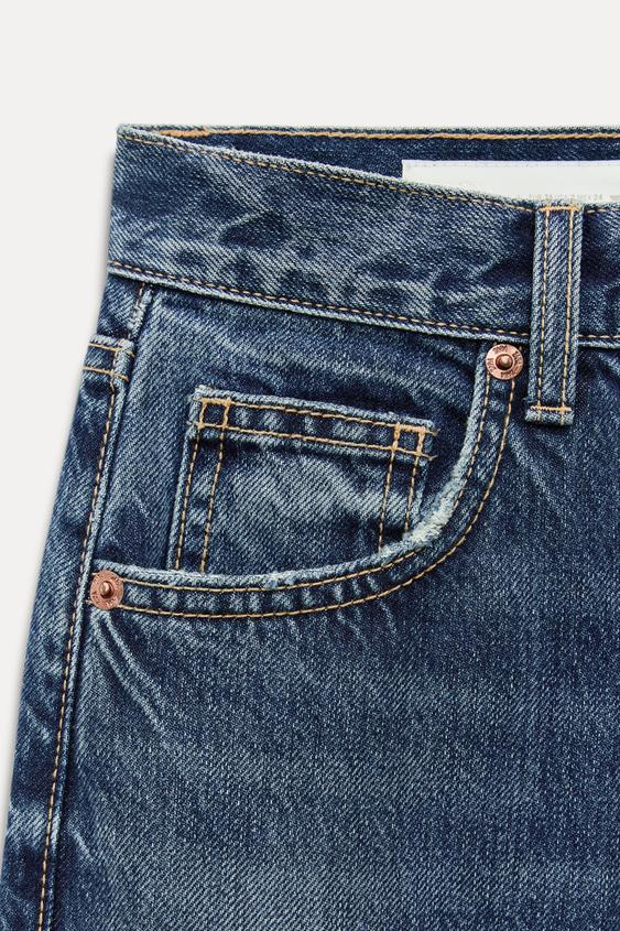 TRF WIDE-LEG HIGH-WAIST JEANS | Zara UK