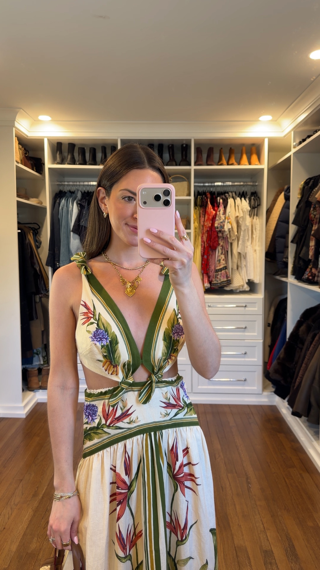 Size xsmall - I would size up if you’re in between sizes 

Vacation outfit 
Vacation dress 
Raffia bag 

#LTKootd #LTKSwim #LTKgrwm