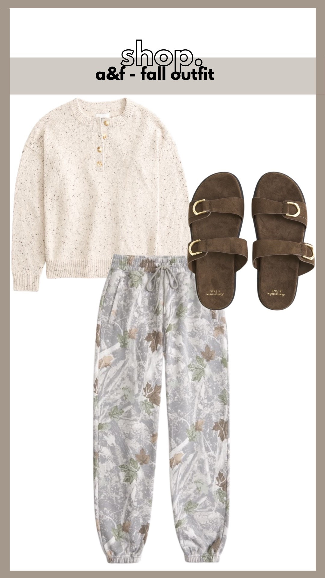 Abercrombie outfits, fall outfit, a&f outfits, sweatpants, sweater, sandals 

#LTKFindsUnder100 #LTKShoeCrush #LTKSeasonal