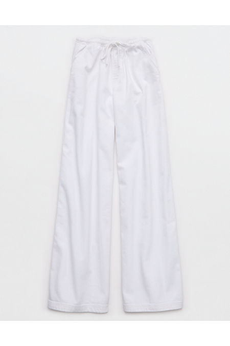 Aerie Daydream Denim Pant Women's White S | Aerie