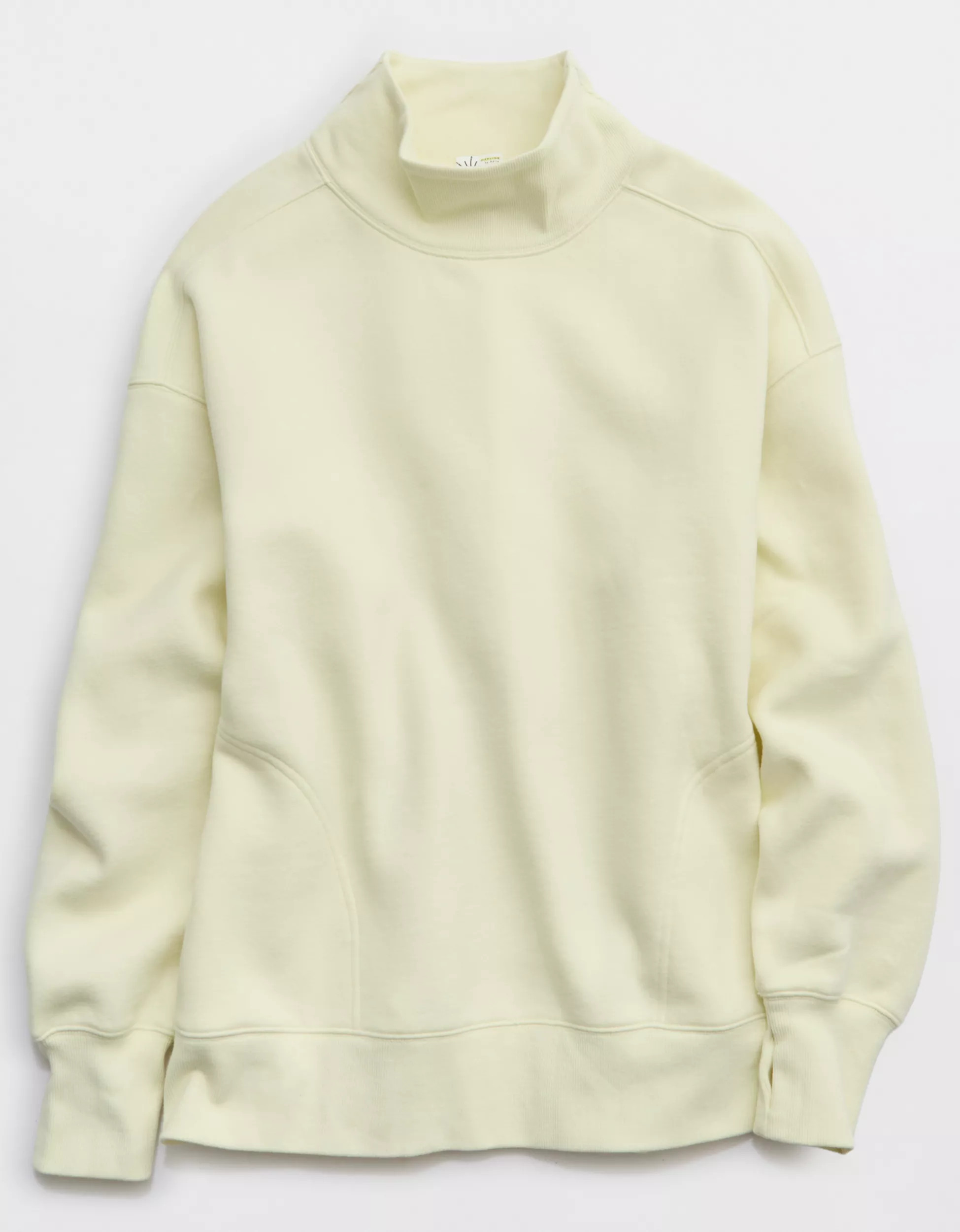 OFFLINE By Aerie Cloud Fleece Oversized Mockneck Sweatshirt | Aerie