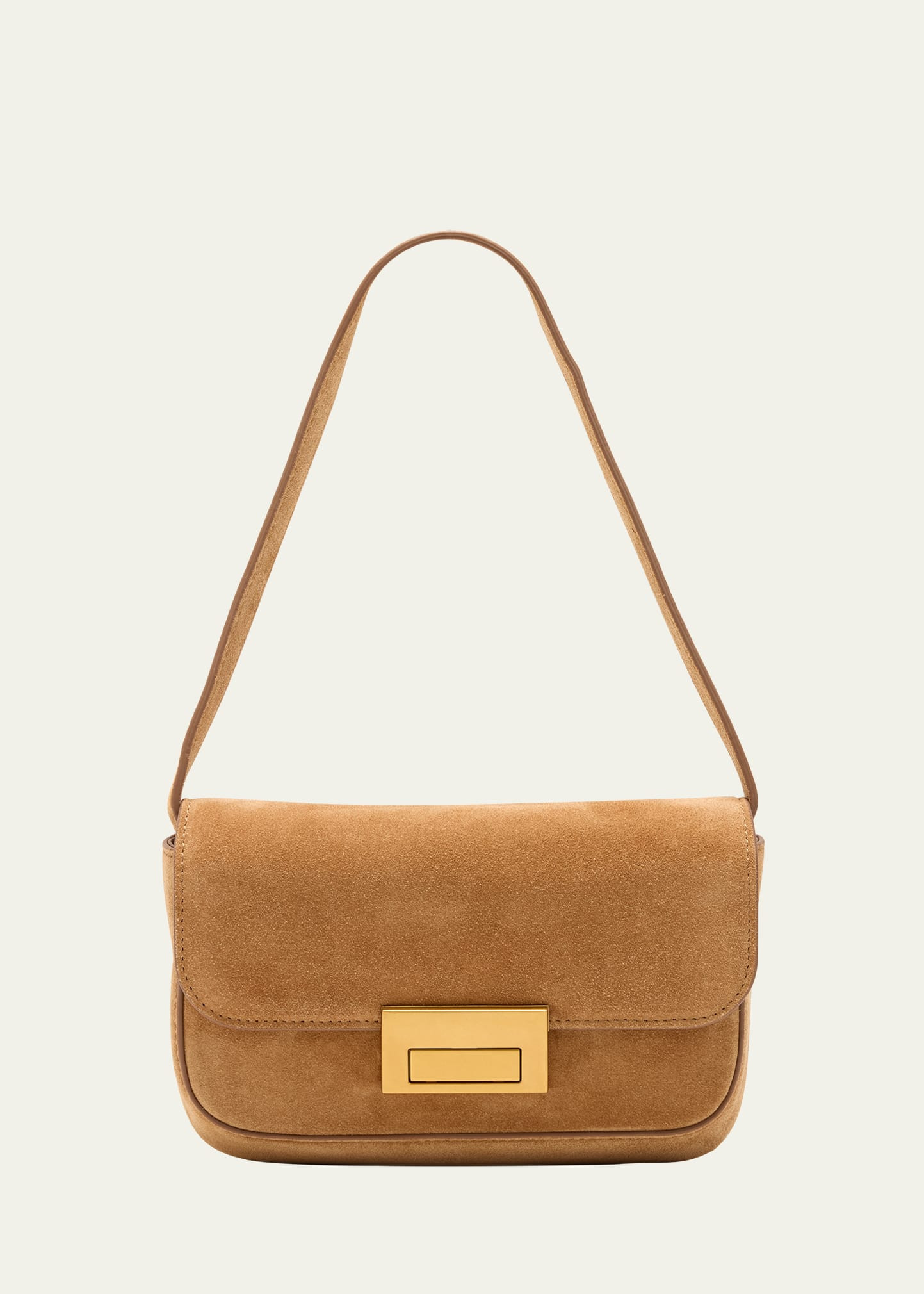 Loeffler Randall Stefania Flap Suede Shoulder Bag | Bergdorf Goodman