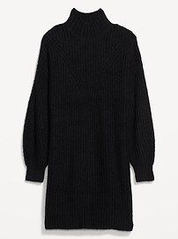 Long-Sleeve Mock-Neck Mini Sweater Shift Dress for Women | Old Navy (US)