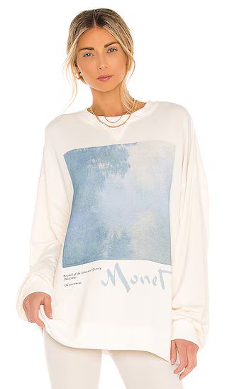 The Pillow Sweater in Monet Collector White | Revolve Clothing (Global)