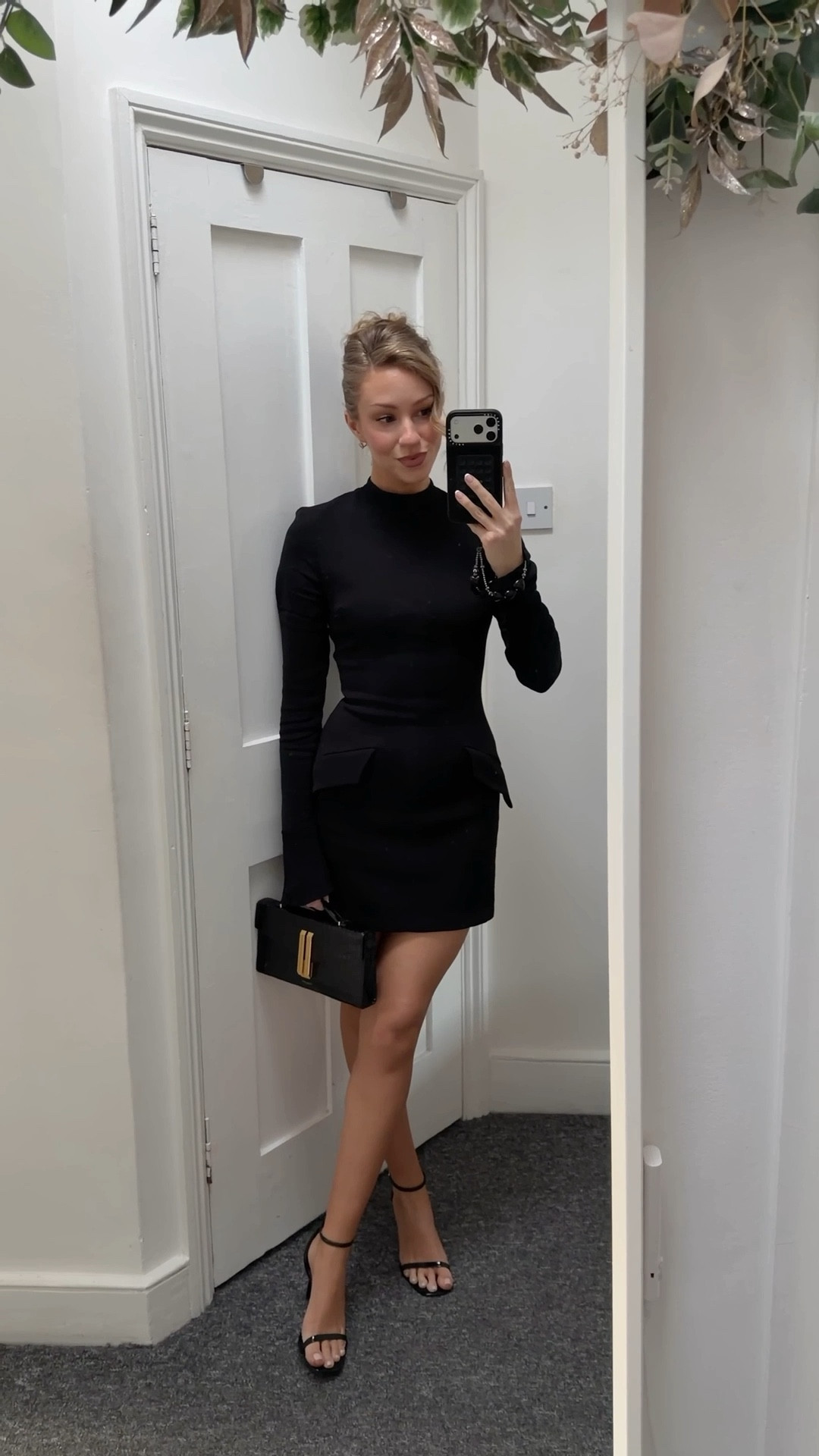 Date night outfit, night out outfit, house of cb little black dress, demellier clutch bag, heel sandals, capsule wardrobe 

#LTKdatenight #LTKspring #LTKuk