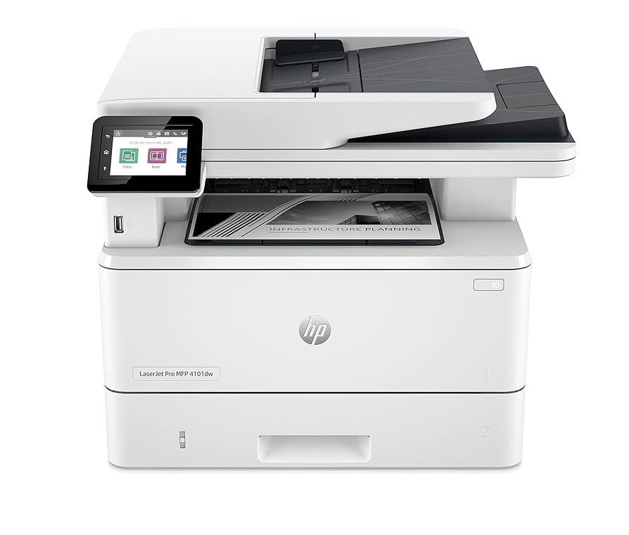 HP Laserjet Pro MFP 4101dw Printer white | Amazon (CA)
