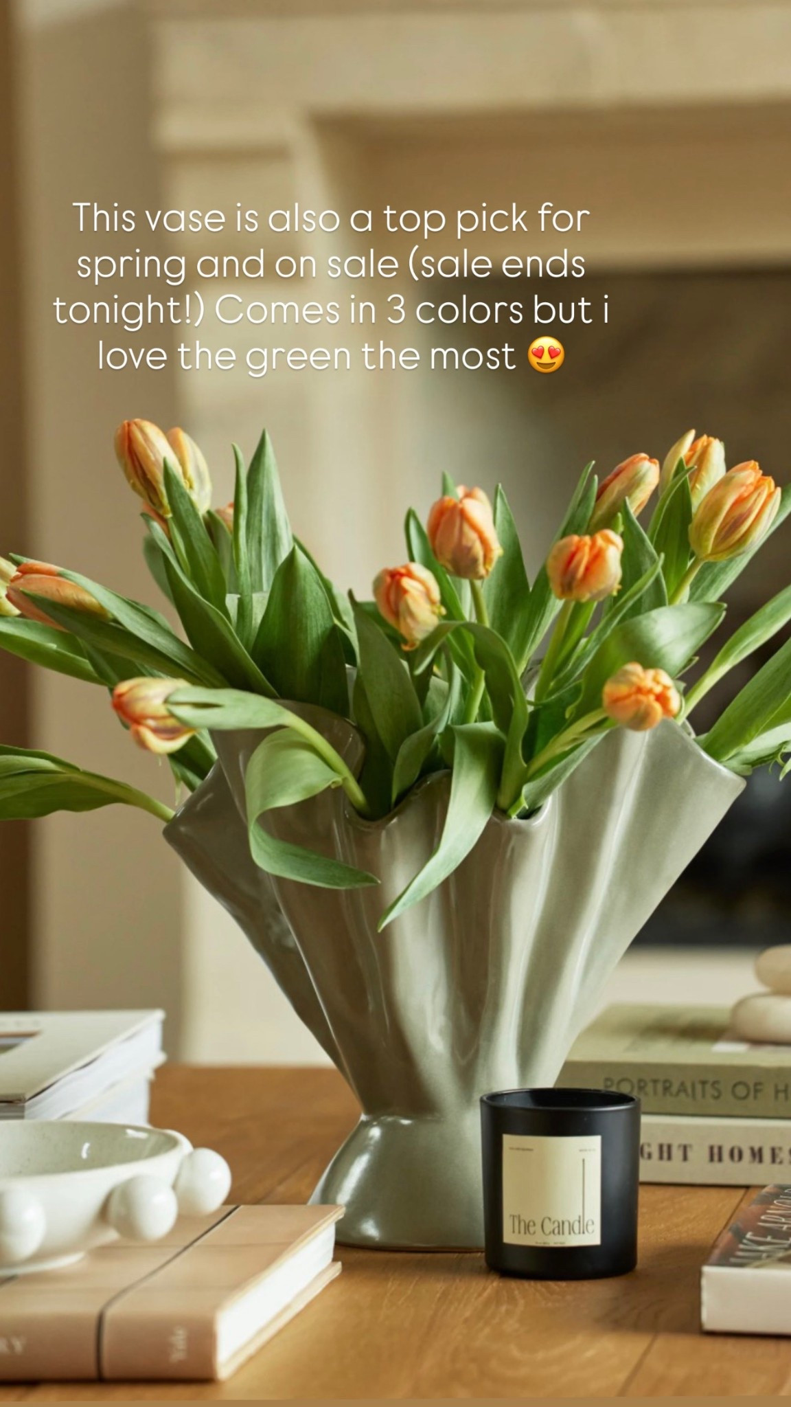 This vase is also a top pick for spring and on sale (the @Lulu and Georgia sale ends tonight!) Comes in 3 colors but i love the green the most 😍

#LTKSeasonal #LTKSaleAlert #LTKHome