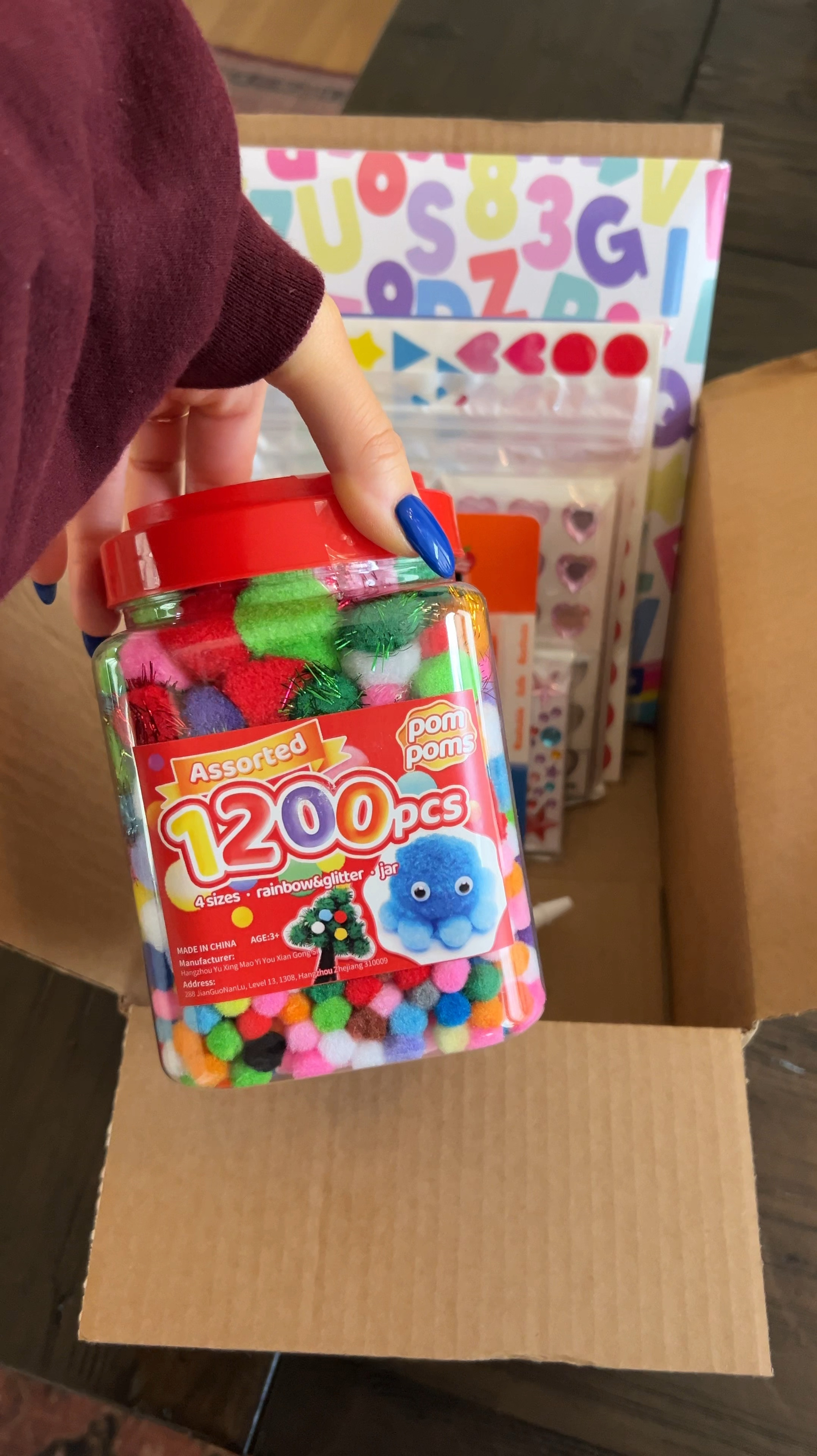 Recent Amazon order of craft supplies for Taya, stickers, valentines crafts, Pom poms, glue, felt and paper. We love crafting! 

#LTKKids #LTKFamily
