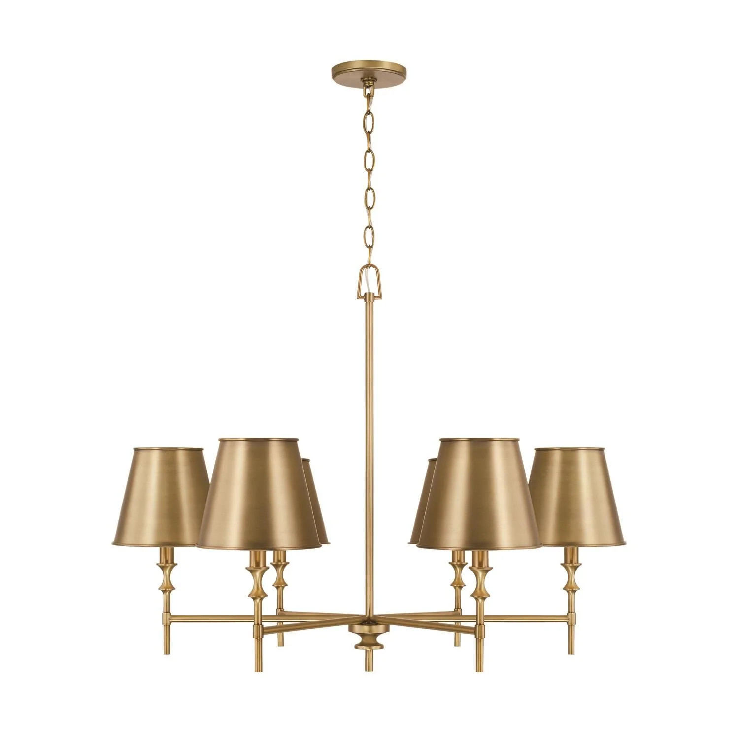 Whitney 34 Inch 6 Light Chandelier by Capital Lighting Fixture Company | 1800 Lighting