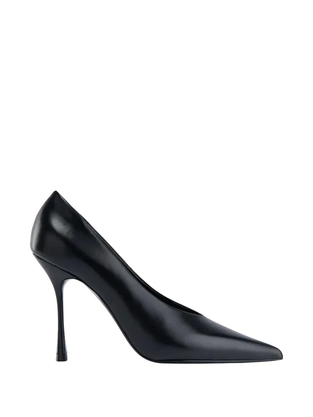 Jude Kiss pointed-toe leather heeled pumps - Black | Farfetch Global