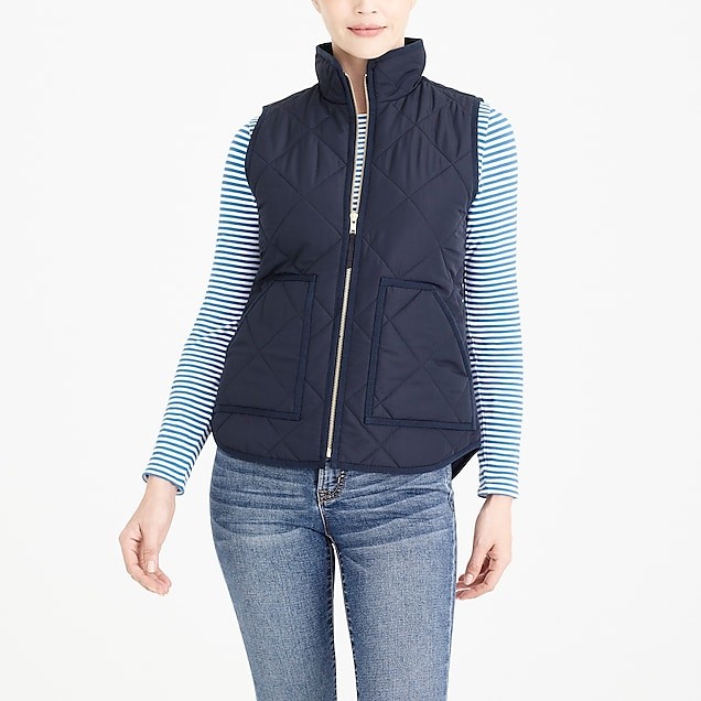 J.Crew Mercantile quilted puffer vest | J.Crew Factory