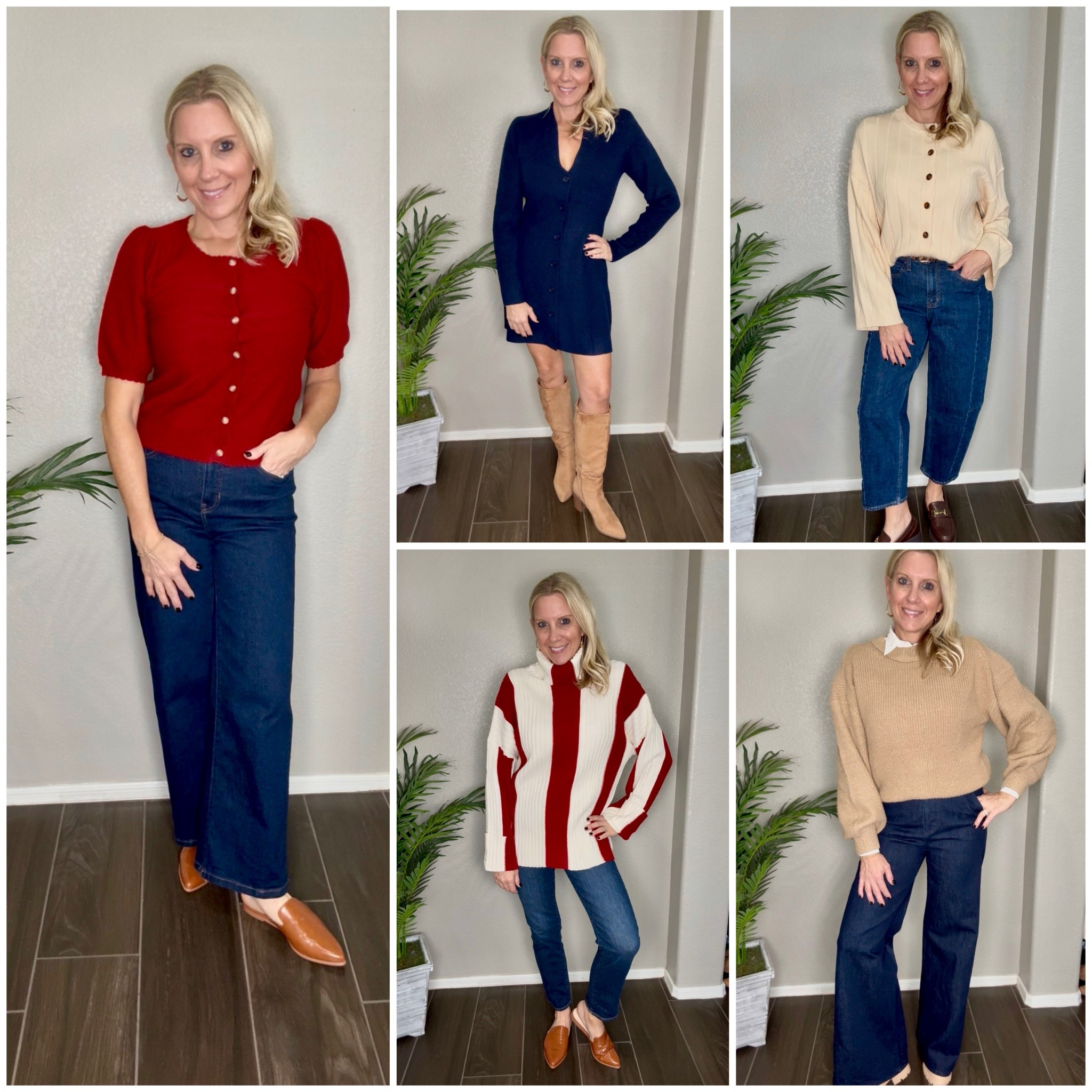 My FAVORITE Amazon Haul! These @saodimallsu pieces all feel like luxury clothing at a fraction of the cost. Each one is absolutely PERFECT for winter here in the SW! 

I’m wearing my usual size S in all sweaters and sweater dress. All jeans (from various brand) are size 4/26 or 27. 