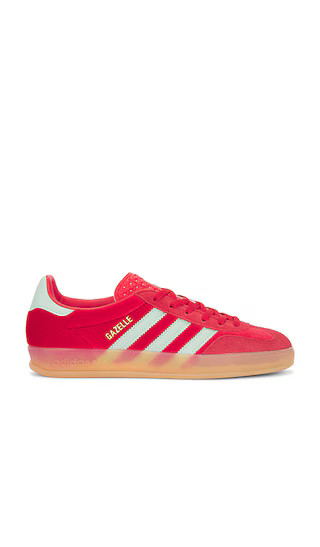 Gazelle Indoor Sneaker in Better Scarlet, Hazy Green, & Gum 3 | Revolve Clothing (Global)