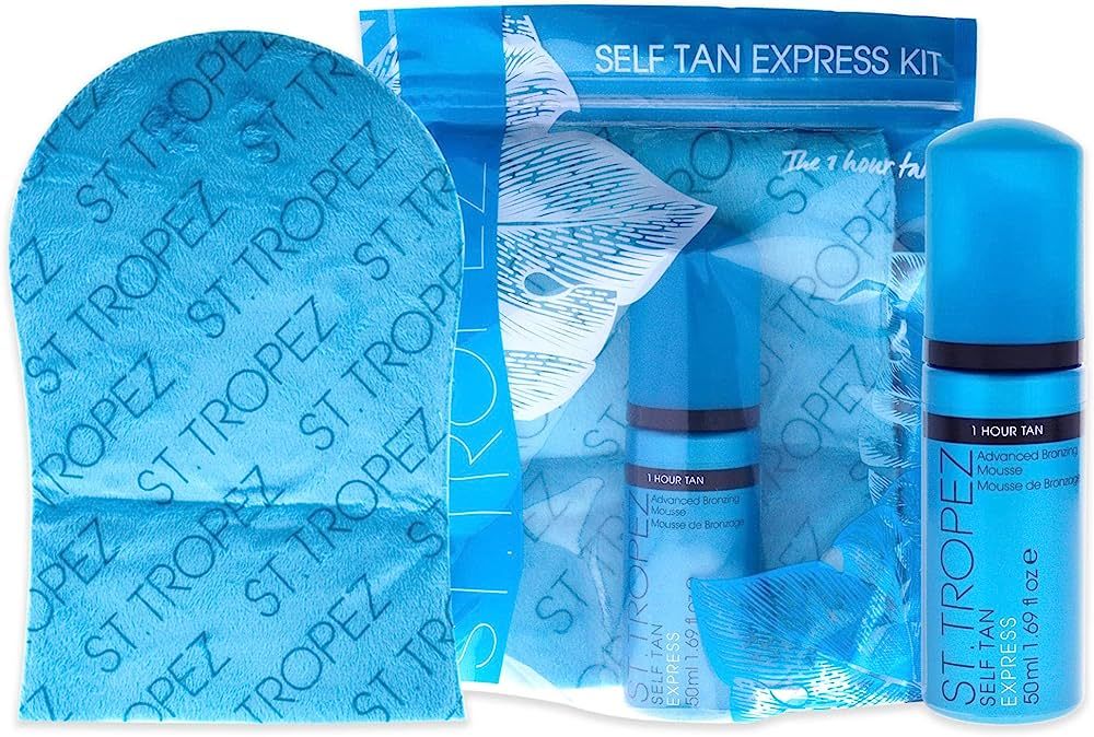 St.Tropez Self Tan Express Starter Kit, Mini Self-Tan Set for a Natural Glow, Travel-Sized Bronzi... | Amazon (US)