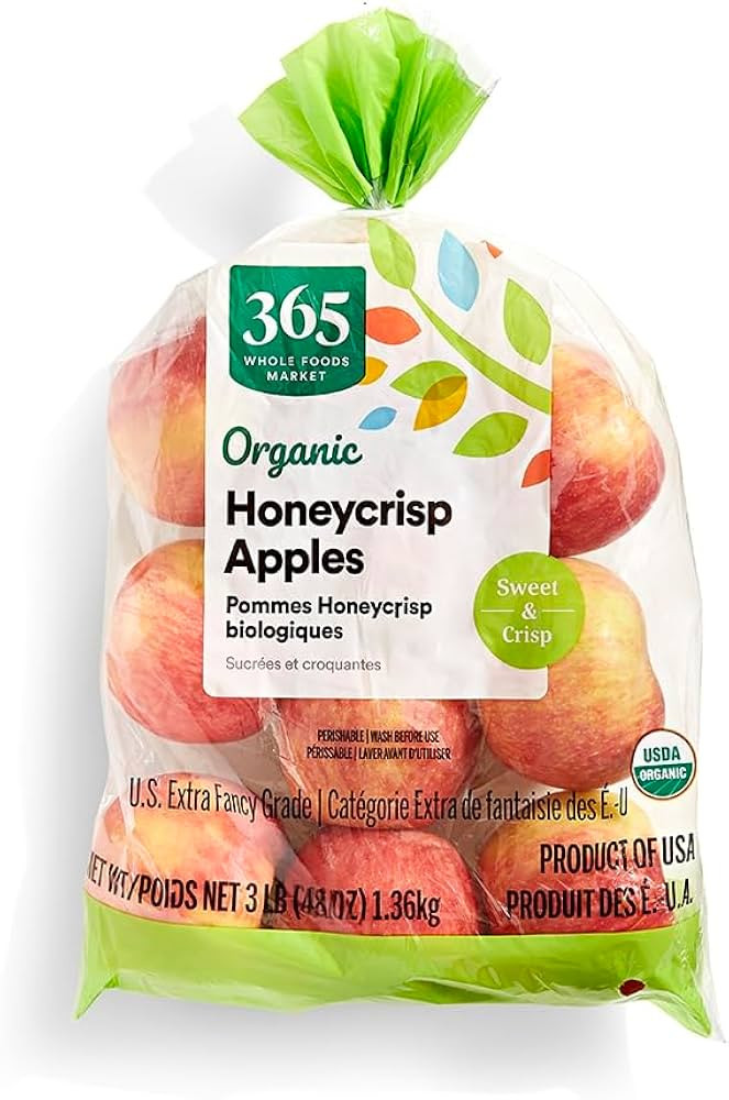 Organic Apple Honeycrisp, 48 Ounce Bag | Amazon (US)