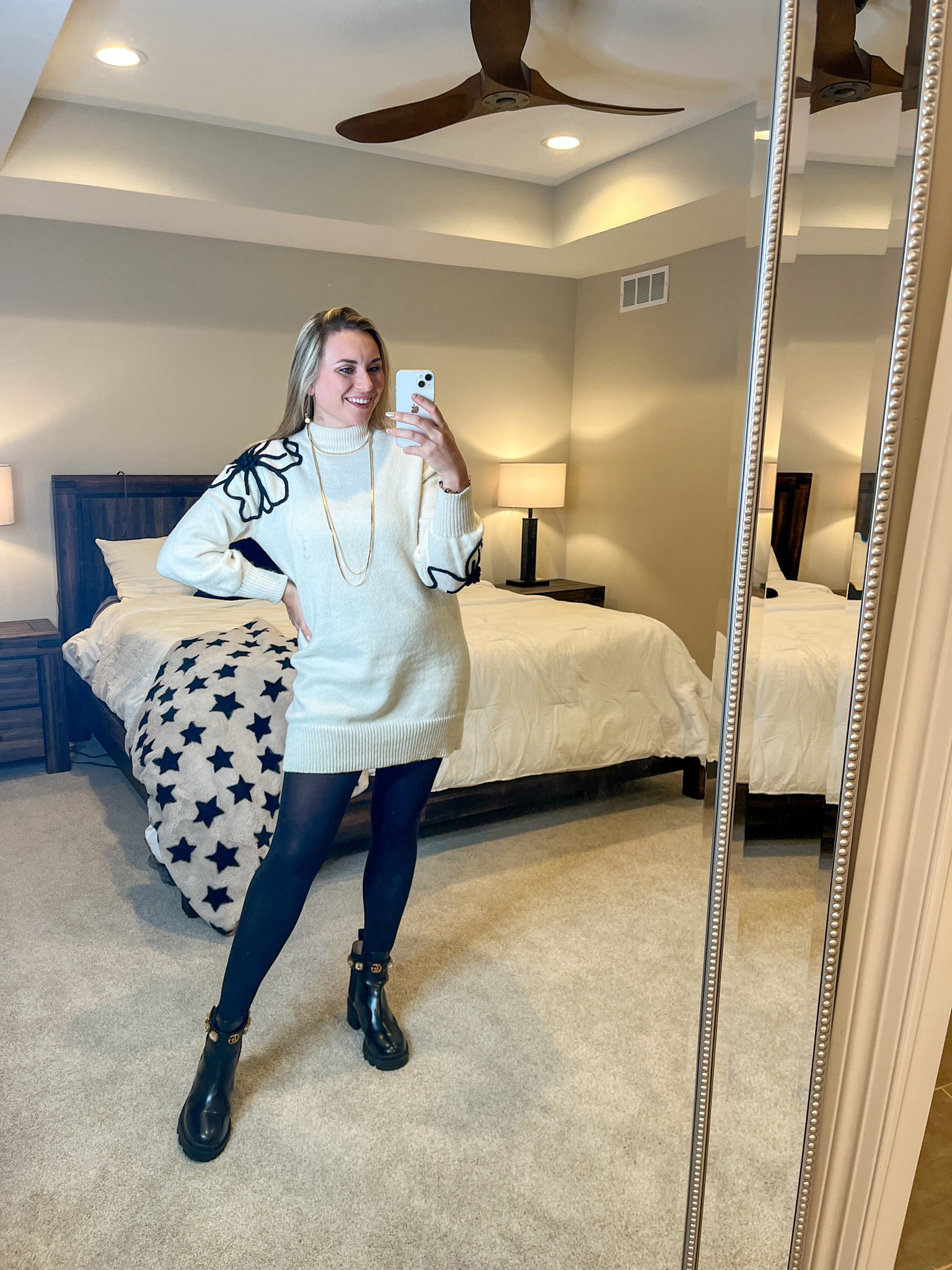 Same dress but the looks completely change based on the coat you select. 

I love both of these coats paired with a cute sweater dress. 

#LTKstyletip #LTKSeasonal