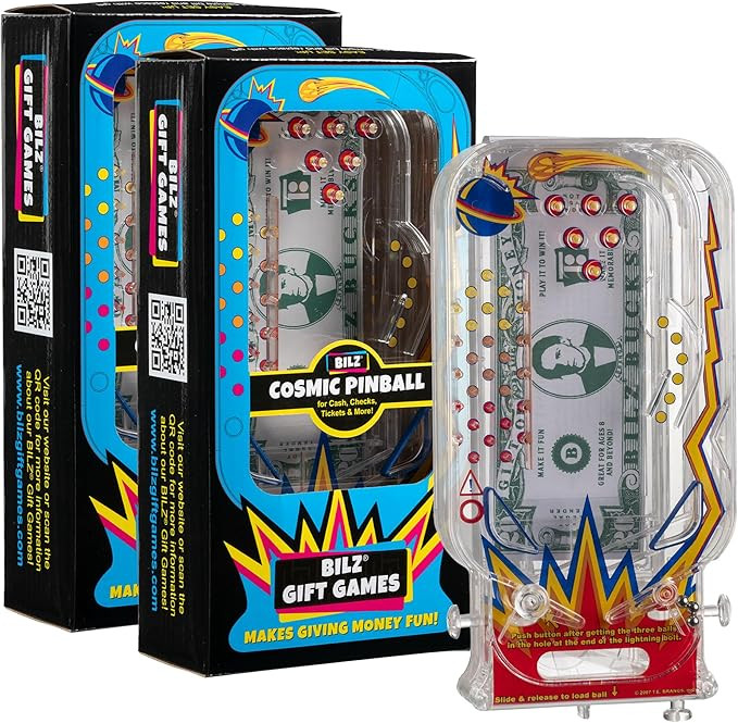 BILZ® Cosmic Pinball | Fun Money Gifting Puzzle Game for Ages 8+ | Easy Setup | Fits Cash, Check... | Amazon (US)
