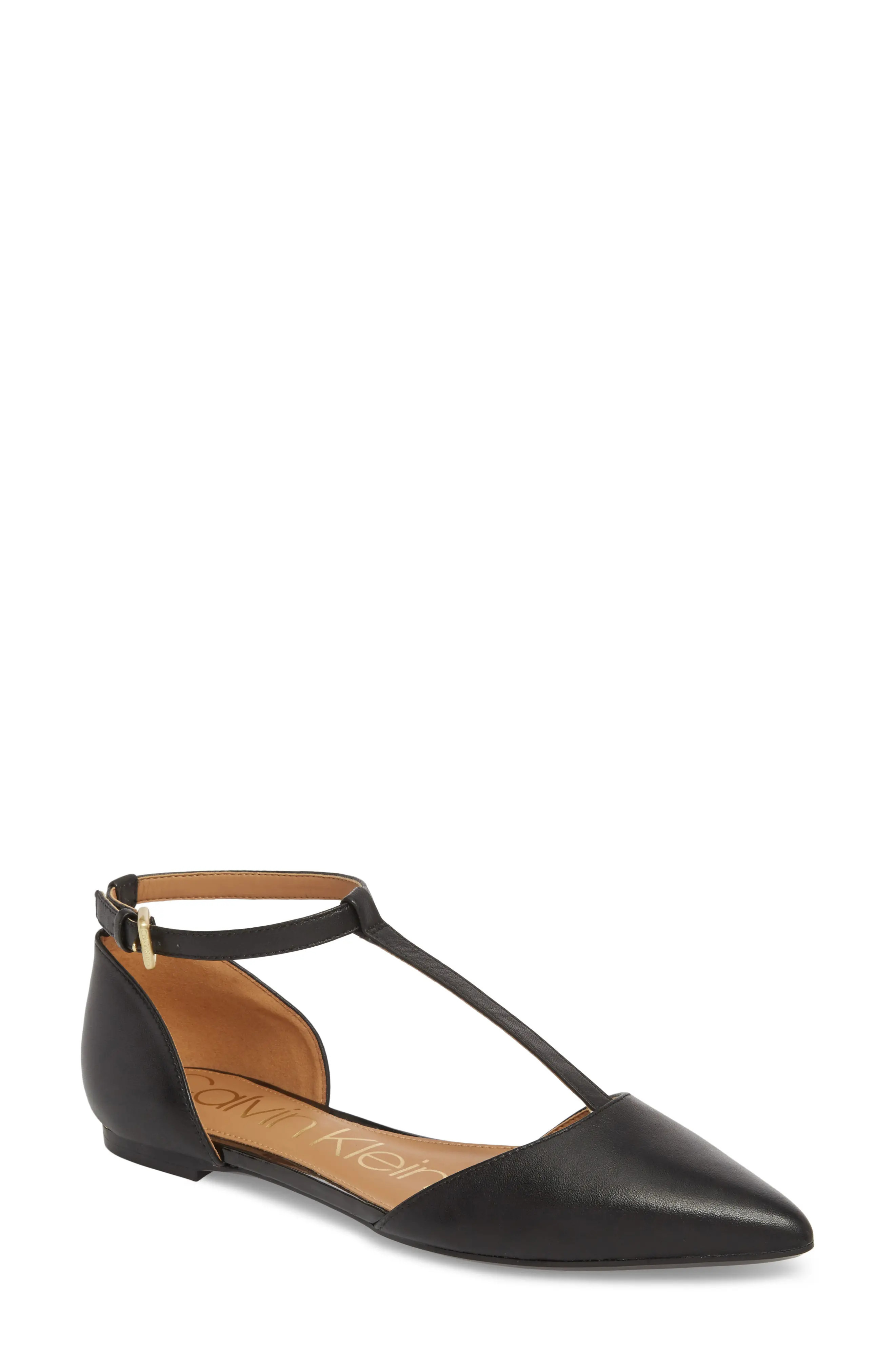'Ghita' T-Strap Flat | Nordstrom
