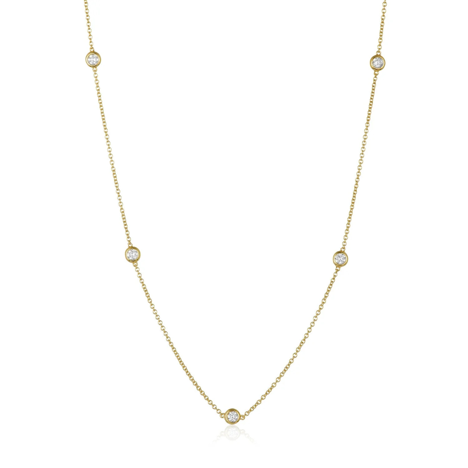 Diamonds by the Yard Necklace | LINDSEY LEIGH JEWELRY