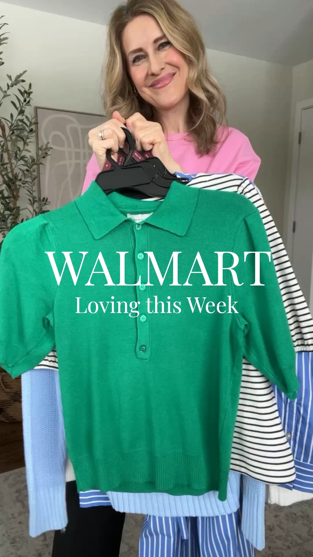 Walmart loving this week! Wearing my usual size small in each item except the pink sweatshirt is a medium (small would work too!). True to size 6 in the jeans. #walmartfashion 

#LTKmomlife #LTKootd #LTKOver40