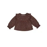 Modern Moments by Gerber Baby Girl Ruffle Bib Top and Pant Outfit Set, 2-Piece, Sizes 0/3 Months ... | Walmart (US)
