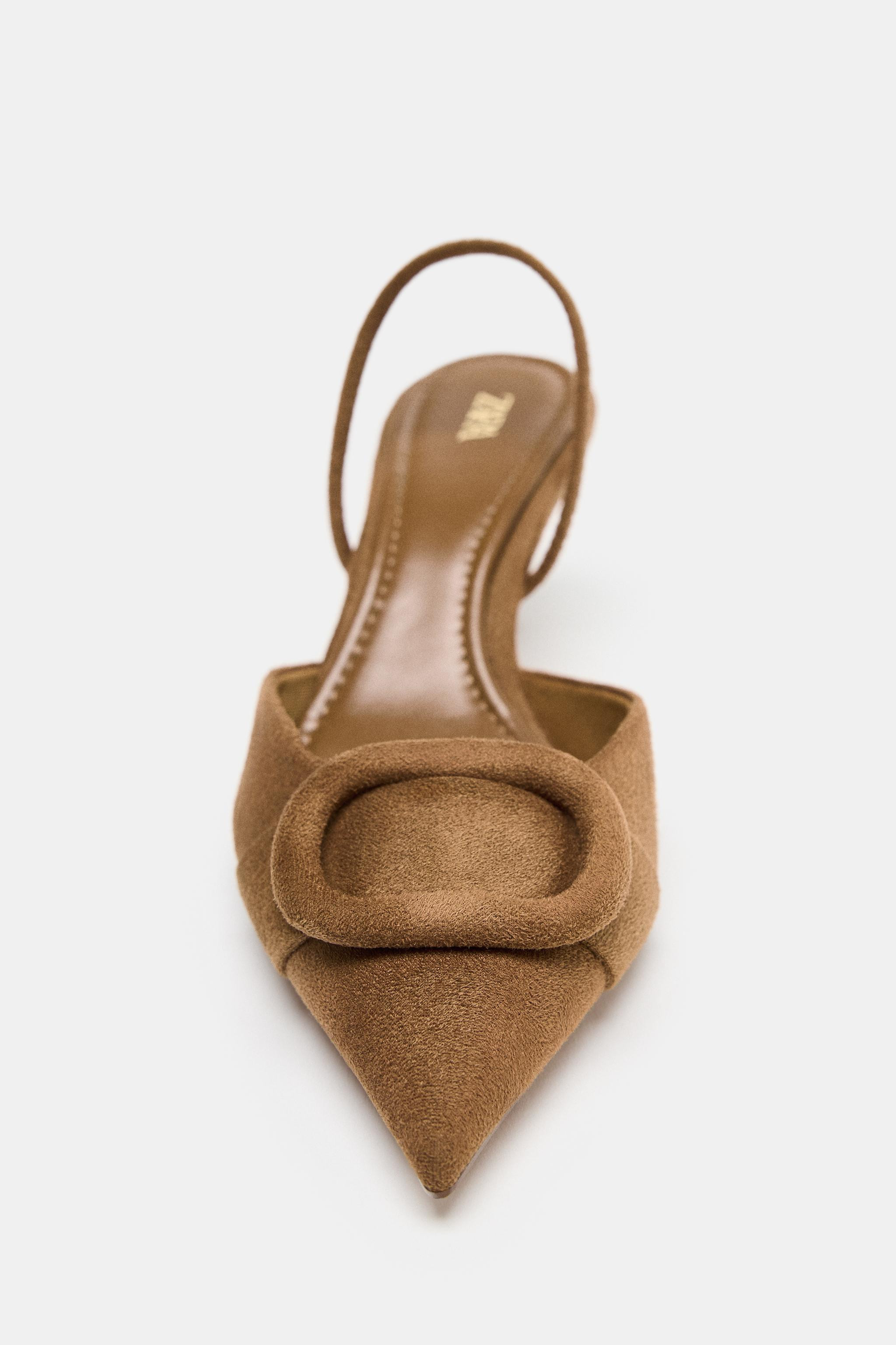 SLINGBACK APPLIQUÉ HEELS | Zara US