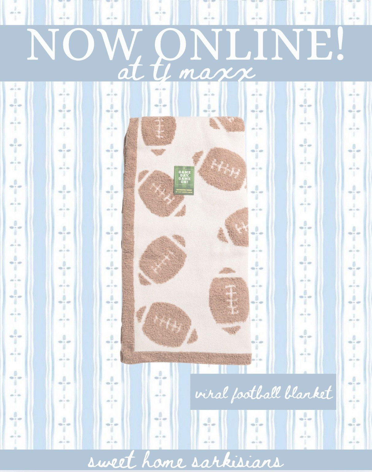 viral football blanket online! 🏈

#LTKHome