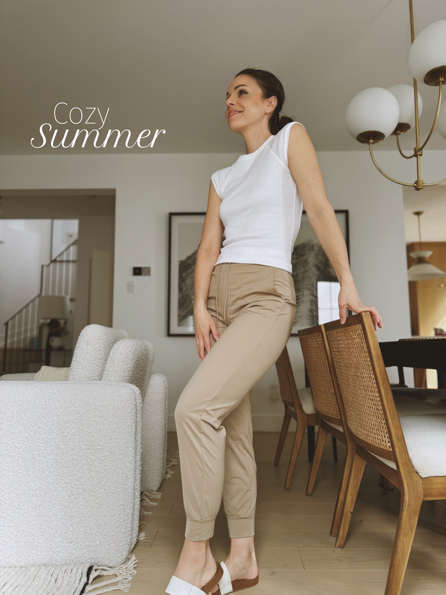 Cozy Summer Wardrobe

Such comfy pants! 

Tee from Zara.

Sandals from Reef (most comfortable sandals, I wear them all the time and have had them for years!) Similar options linked. 

#walking 
#khaki
#white tee 
#Summer   

#LTKOver40 #LTKActive #LTKSeasonal