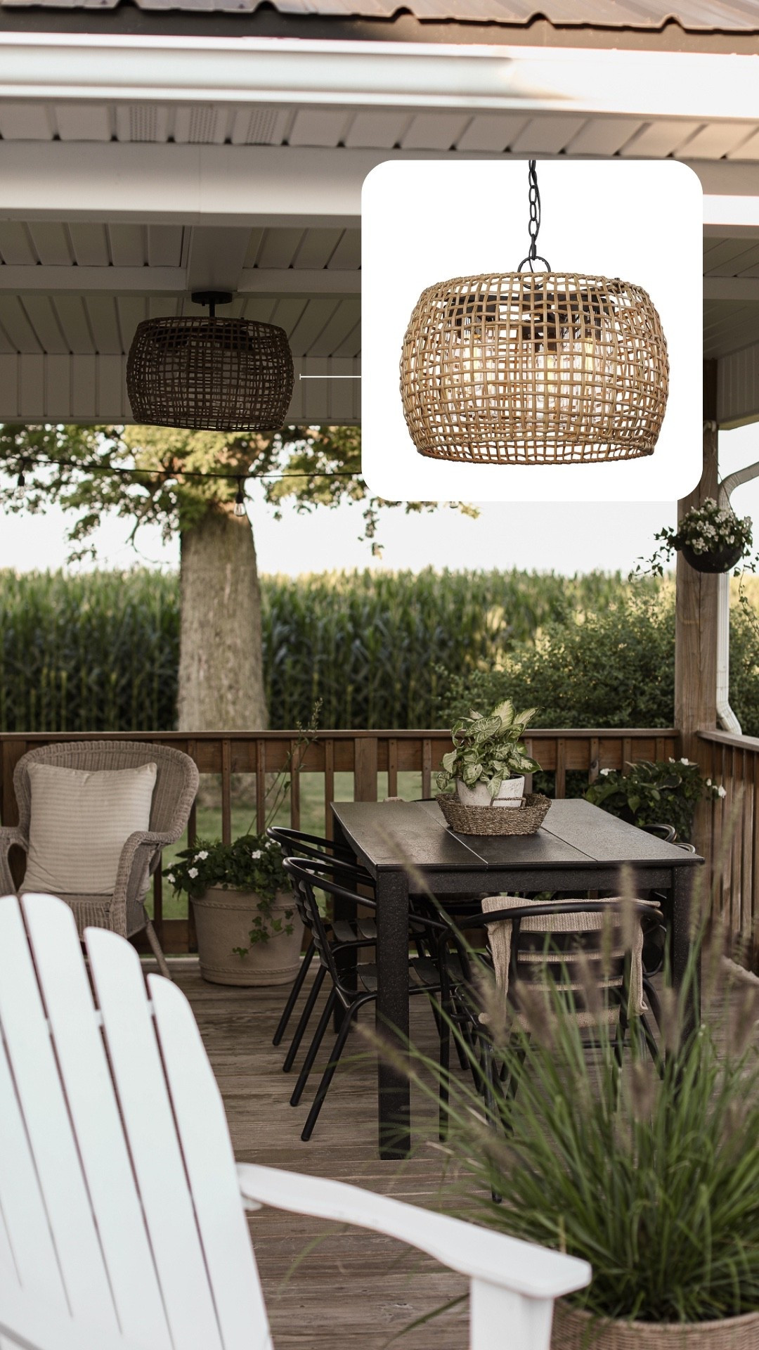 We added this outdoor light fixture to our gazebo this year and love how it makes the deck feel like another cozy room in our home. Linking several options where you can find the fixture in a smaller 3 light or larger 5 light version + semi flush mount or hanging chandelier!

#LTKHome #LTKSeasonal