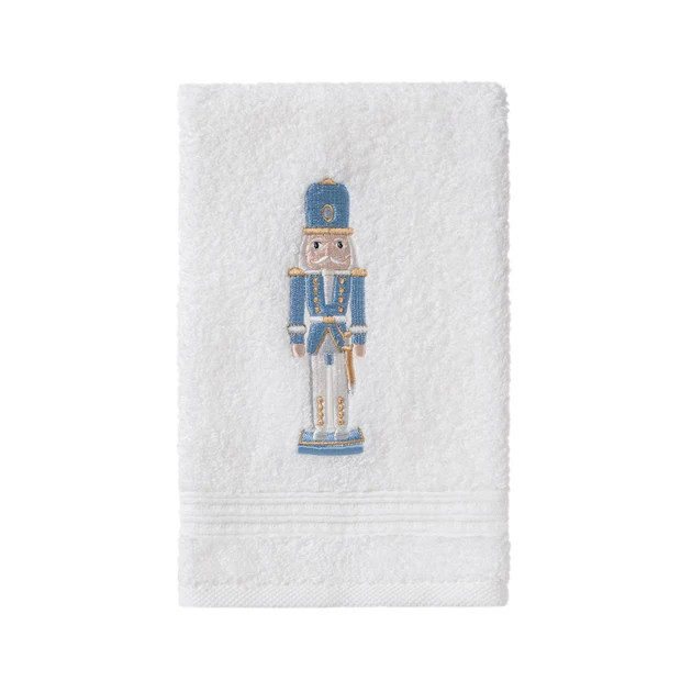 Embroidered Nutcracker Terry Guest Towel | Cailini Coastal