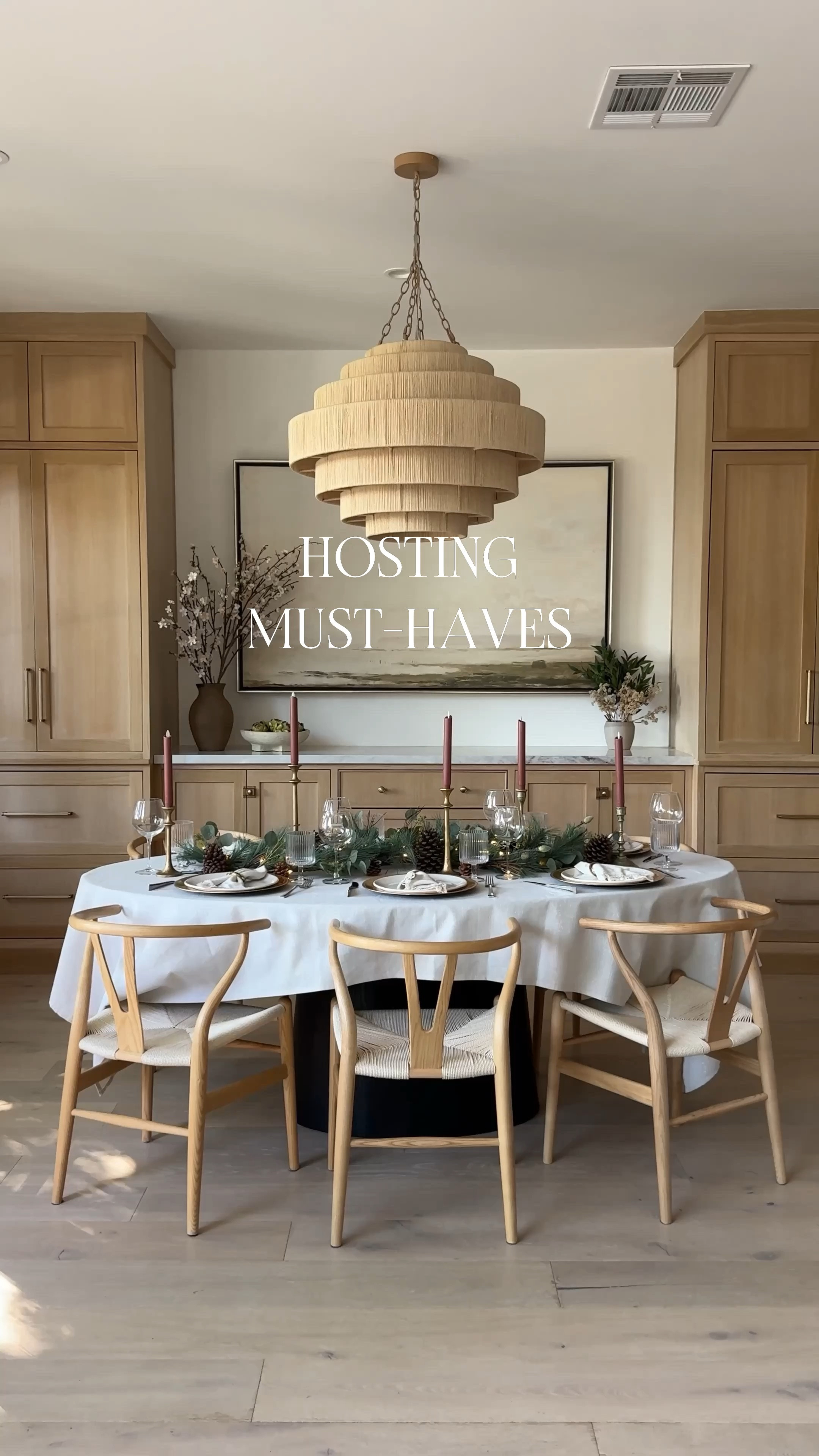 Posting must have for the holidays and Christmas. Love these disposable dinnerware and silverware. These candles are also flicker. The shadow proof glasses are a must have and this landscape modern art is on major sale! Also linked a look for less chandelier.

Wood, dining chairs, wishbone chairs, black oval dining table chandelier, brass, candlesticks, white plates, shadow proof, glass read, fluted, glass, drinking glass, wine, glass, wine, marker, wine opener, lazy Susan food warmer Landscape art brass Hardware Wayfair Black Friday deals the Home Depot, Wayfair McGee and Co pottery barn Amazon white branches earth the organic vase Christmas decor 

#LTKHome #LTKSaleAlert #LTKFindsUnder100