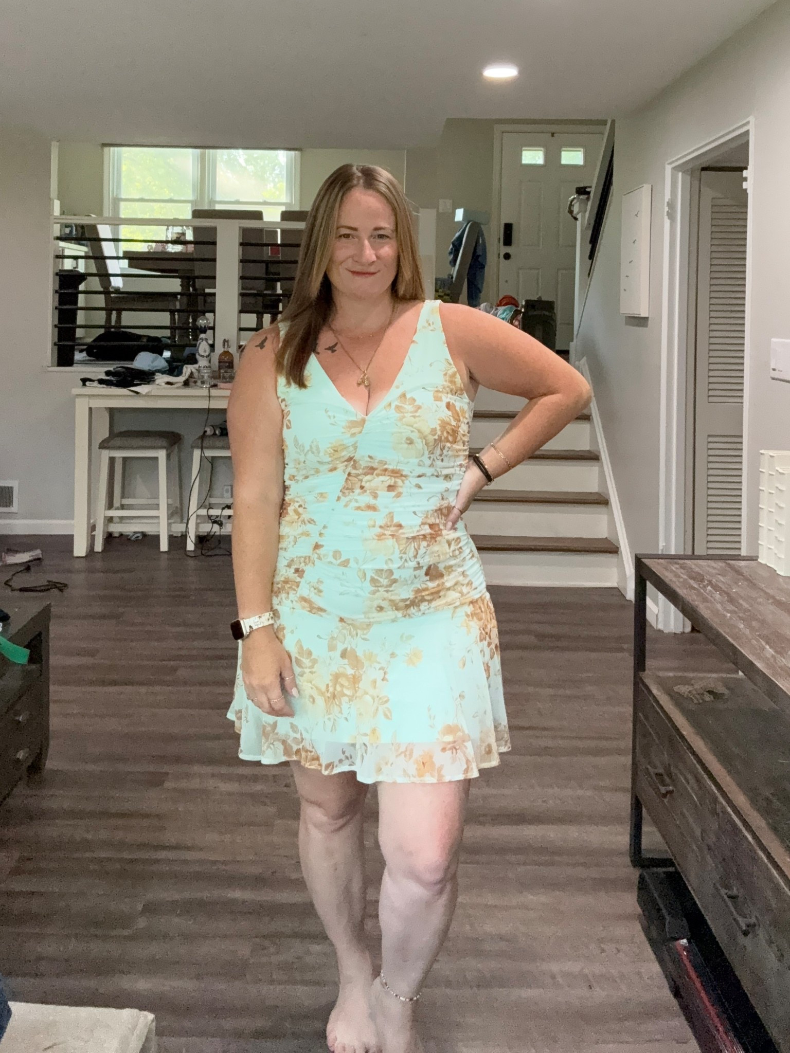 This cutie little summer dress is a must-have! @abercrombie made this dress with stretchy soft fabric with a mesh overlay. The fit is so cute, flirty & fun! I love the print. Colors are beautiful! Snag yours asap! 

And check out the other Abercrombie sale pieces I snagged. 

#LTKSaleAlert #LTKMidsize #LTKFindsUnder100