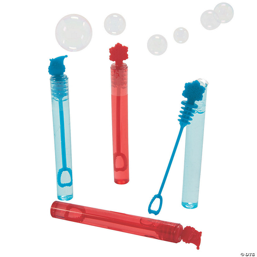 Holiday Bubble Tubes - 12 Pc. | Oriental Trading Company