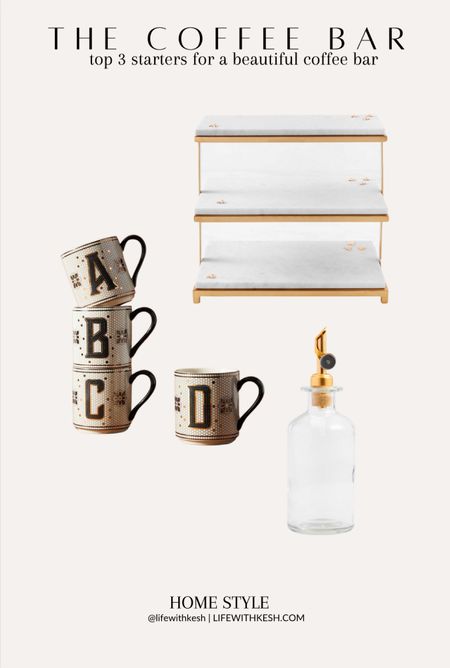 Top 3 must-haves for a beautiful and functional coffee bar ☕️

#LTKparties #LTKhome #LTKGiftGuide