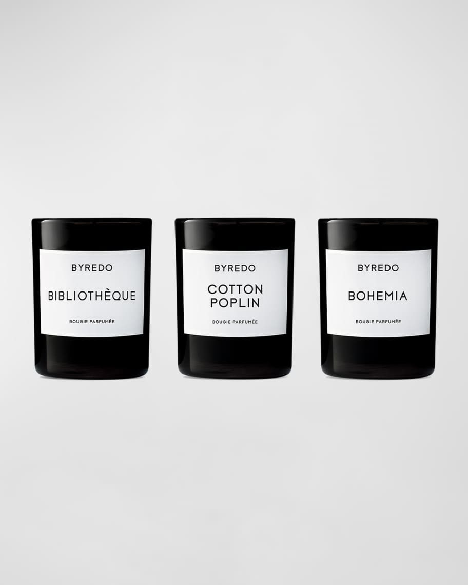 Byredo La Mini Selection Gourmande Candle Set, 3 x 2.4 oz. | Neiman Marcus