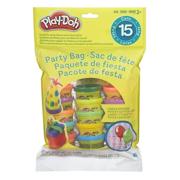 Play-Doh Party Bag Includes 15 Colorful Cans of Play-Doh, 1 Ounce Cans | Walmart (US)