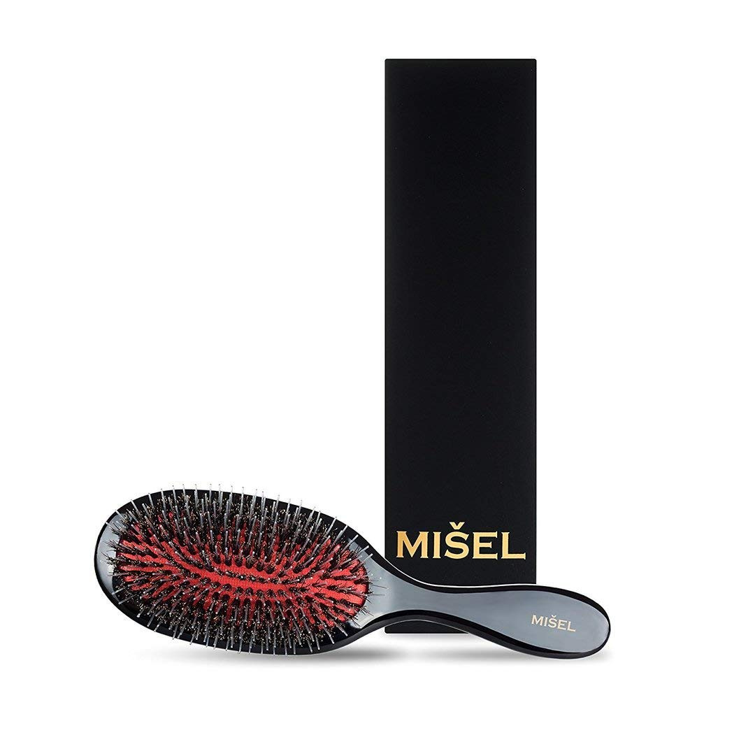 Professional Styling Boar Bristle Hair Brush for Women Men and Kids. Best Detangler for Hair Exte... | Amazon (US)