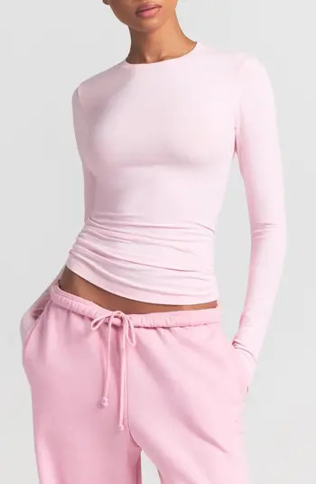Stretch Cotton Jersey Long Sleeve T-Shirt | Nordstrom