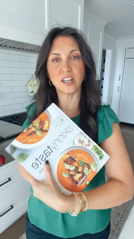 Camera ready with a sleeveless green blouse from Loft that I wore on ABC news live today sharing healthy cooking hacks from my Skinnytaste Simple Cookbook! 

#LTKfindsunder50 #LTKfindsunder100 #LTKsalealert