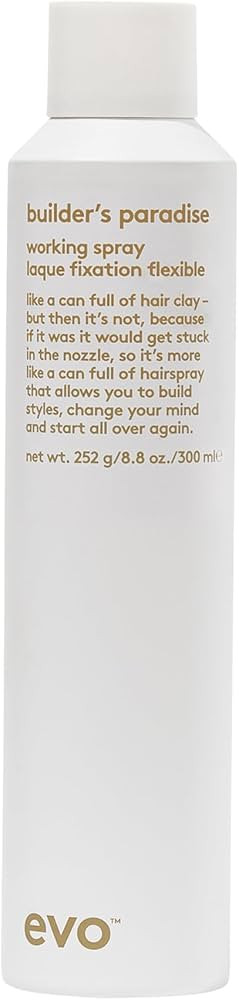 EVO Builder's Paradise Working Spray - Flexible Hold & Helps Control Frizz - Provides Volume & La... | Amazon (US)