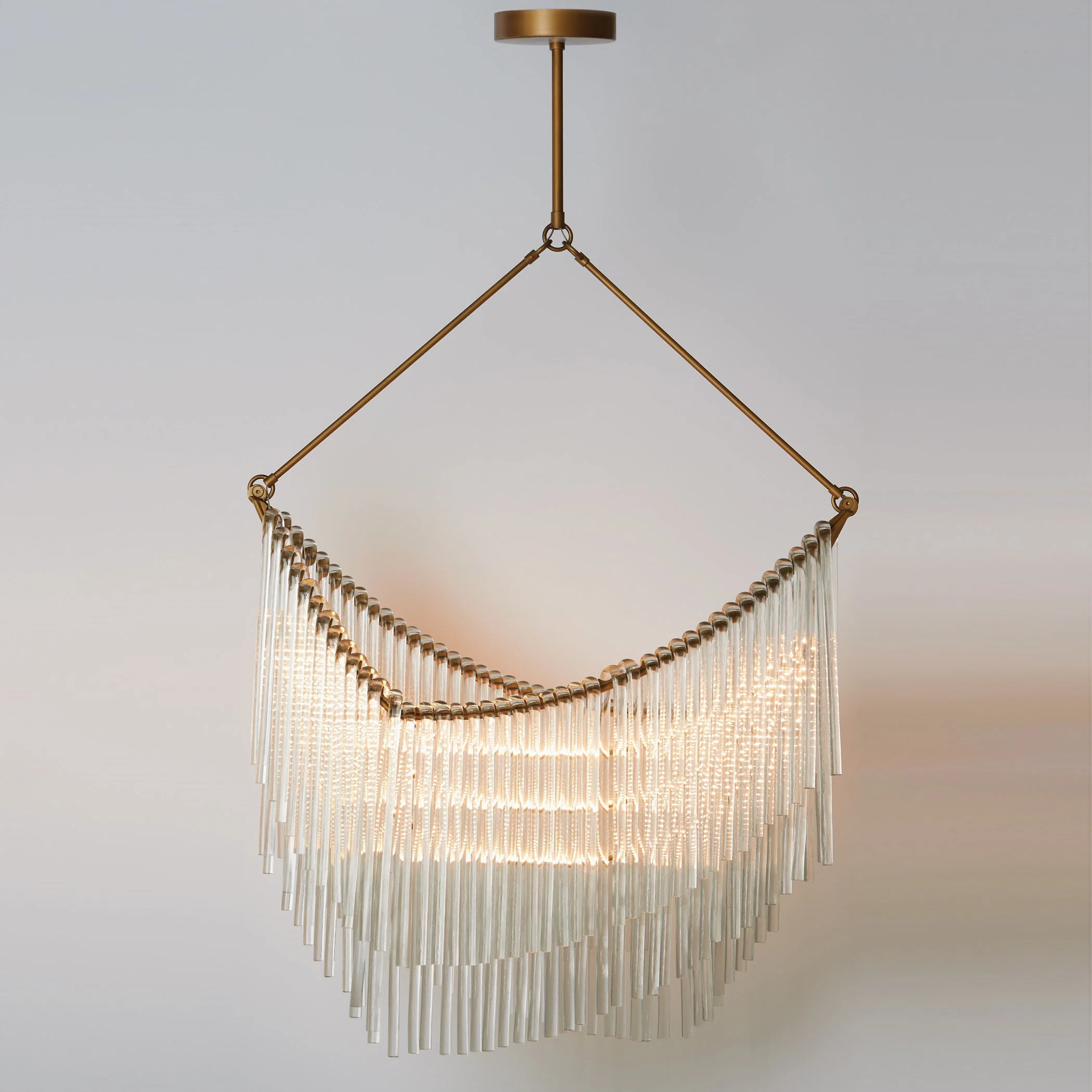 Global Views Draped Glass Chandelier | Wayfair | Wayfair North America
