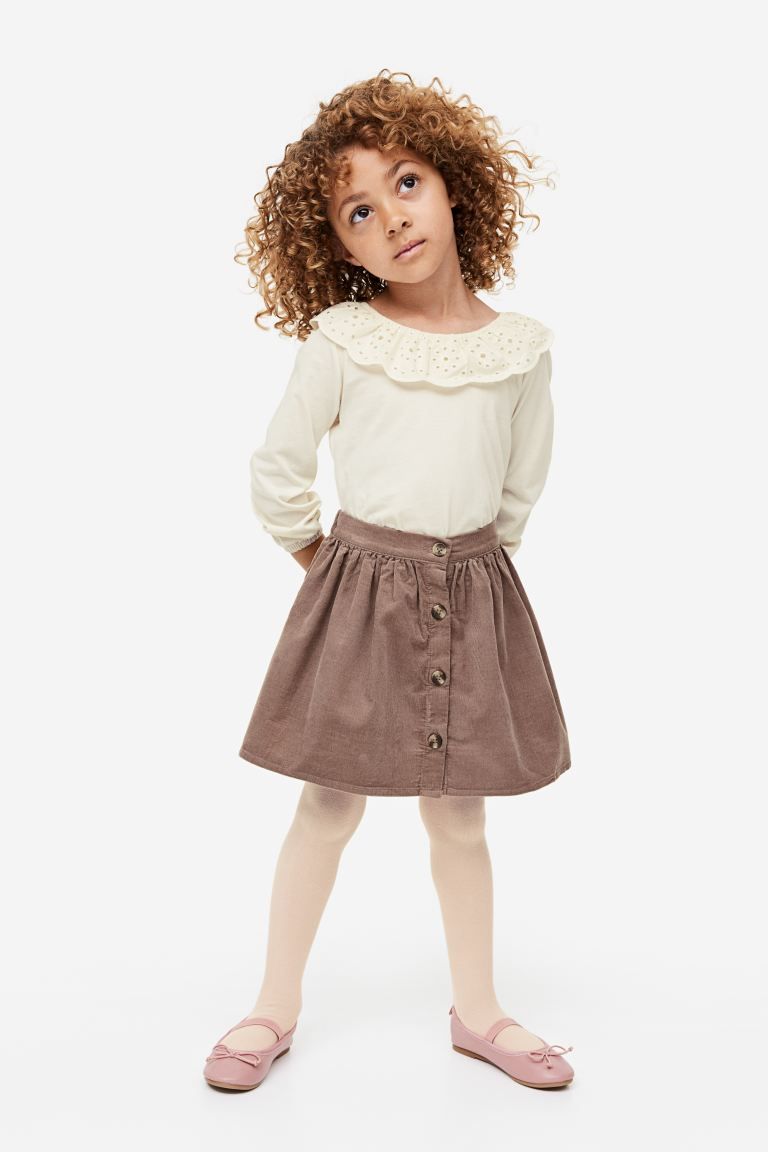 3-piece Set - White/brown - Kids | H&M US | H&M (US + CA)